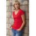 Дамска тениска VALUEWEIGHT V-NECK